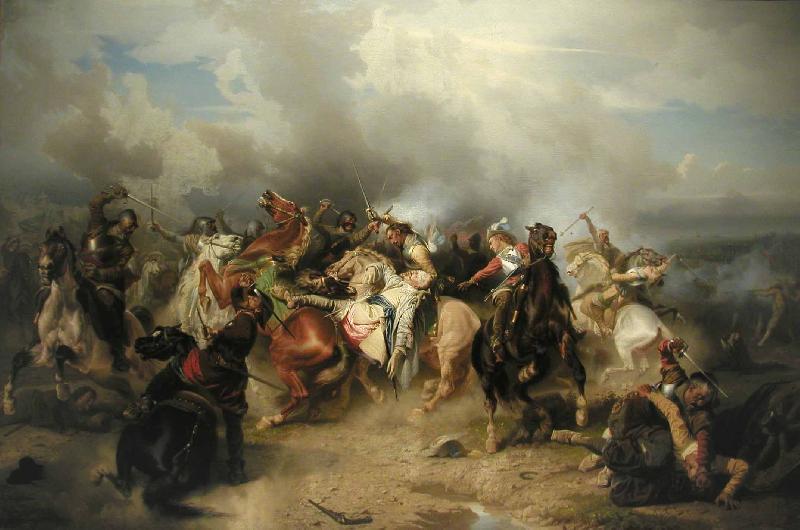 Carl Wimar Battle of Lutzen oil painting image